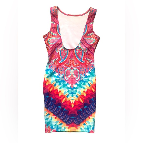 2/$25 UK2LA Colourful Body-con Dress - Picture 4 of 6